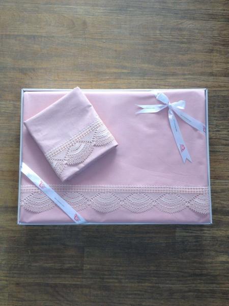 Çeyiz Diyarı Kula Sade İğne Oyalı Nevresim Takımı Pudra