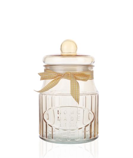 Acar | Kapaklı Silindir Cam Kavanoz 15,7 x 20 Cm