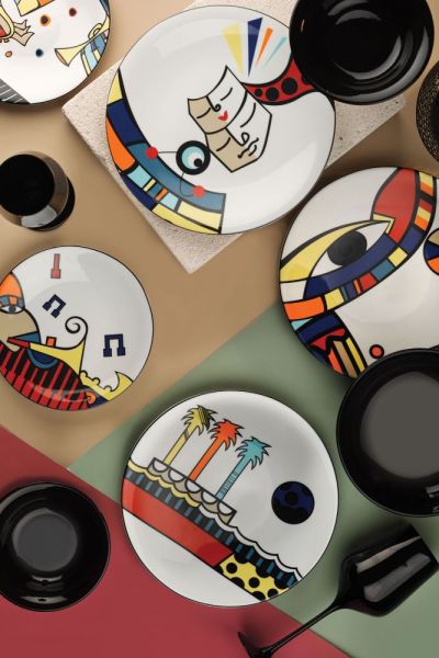 Kütahya Porselen Free Time 24 Parça Yemek Seti