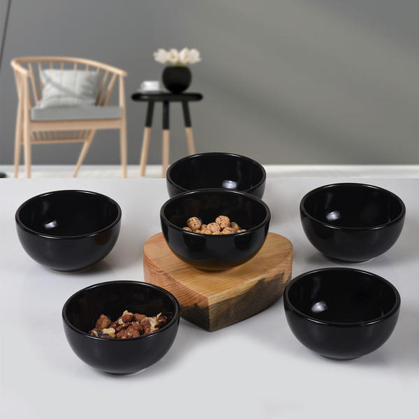 Black Cloud Snack / Sauce 8 cm 6 Stück - 650 | Keramika