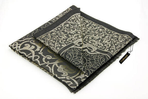 سجادة صلاة اقتصادية عثمانية من قماش التفتا - 0150 - أسود