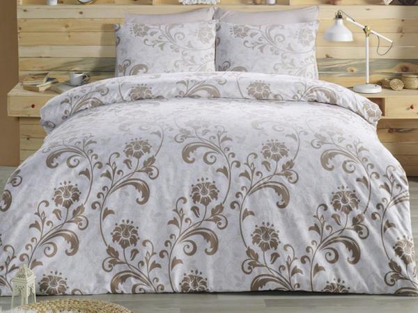 Altınbaşak Lucian Çift Kişilik Nevresim Takımı Kahve | Altınbaşak