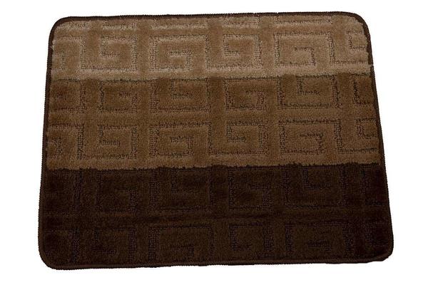 Duygu Quadro Banyo set Kahverengi 3 Adet Büyük