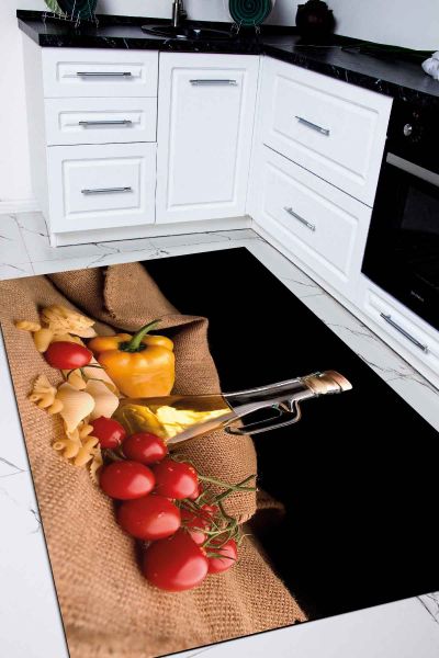 Birkilim Yıkanabilir İpeksi Kaymaz Taban Mutfak Halısı | MLN-IP-SD-203