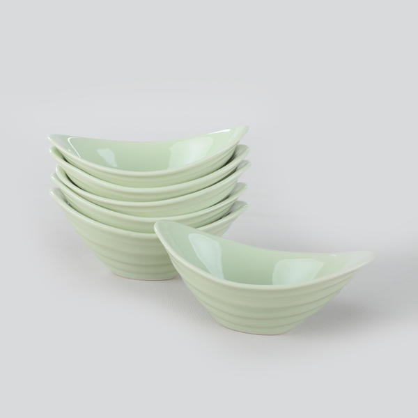 جندول نايل جرين سناك صحن 16 سم 6 قطع | كيراميكا