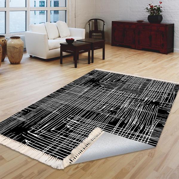 Milano Yıkanabilir Dekoratif Halı Kaymaz Taban | 8mm | MLN-DOT-HT709