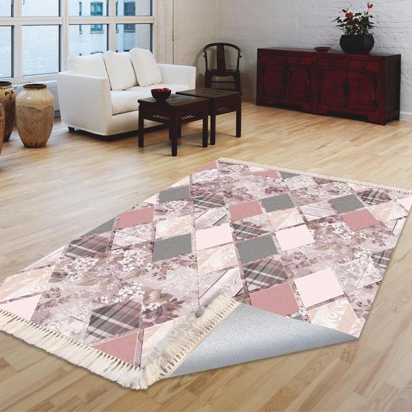 Milano Yıkanabilir Dekoratif Halı Kaymaz Taban | 8mm | MLN-DOT-HT201