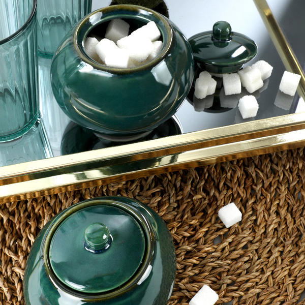 Emerald Juliet Sugar Bowl 10 cm 2 Stück | Keramika