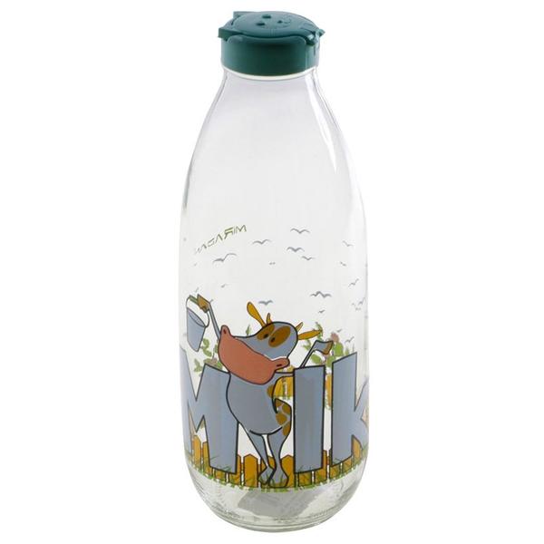 Miradan Süt Şişesi 1 Litre Turkuaz