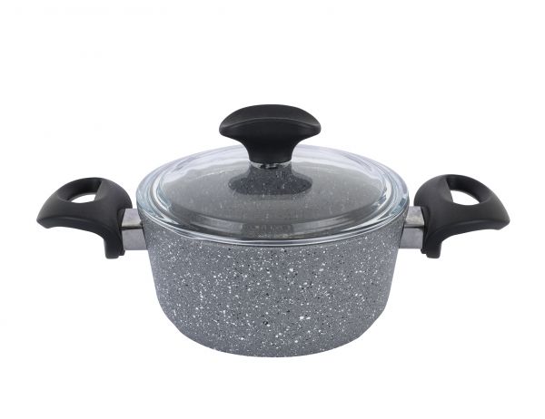 Tantitoni | 16 cm Granıtte Gri Derin Tencere