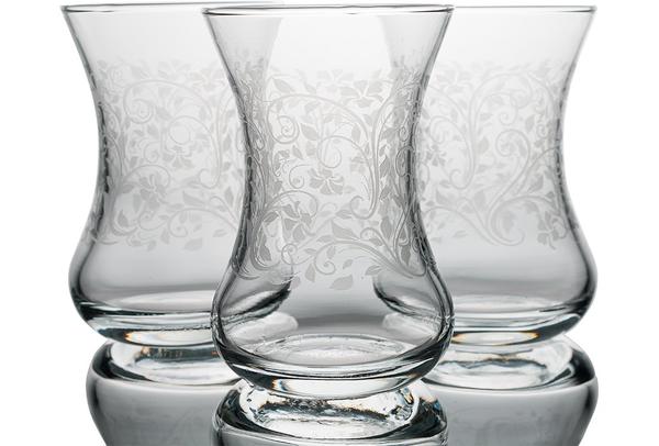 Lav Sarmaşık Çay Bardağı Seti 6 Adet | 135cc | Dmt-303-sb2809