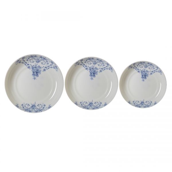 İpek | 3'lü Opal Beyaz Salata Kase Set 25 Cm | N-3B/BLUE