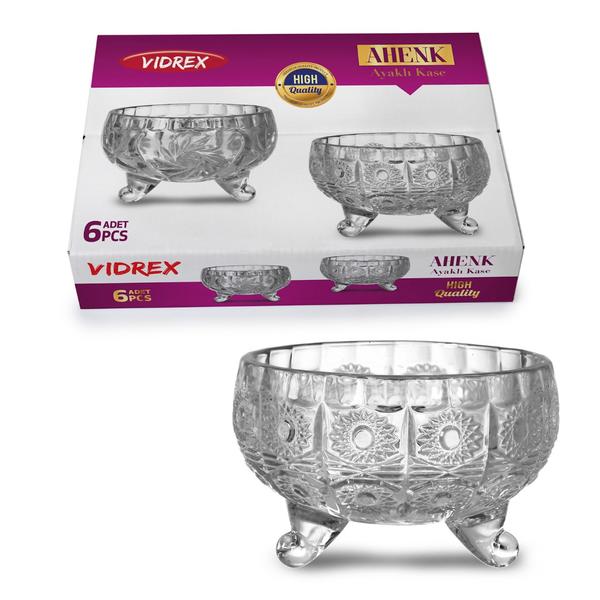 AHE-6B / 2 وعاء تسخين بأرجل زجاجية 6 صناديق ألوان | IPEK-53015