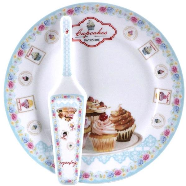 Paci Pasta Kek Servisi 2 Parça | Mavi | POR-100183-B