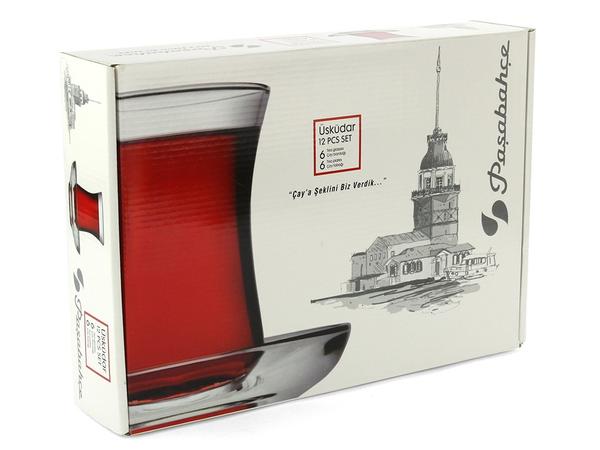 Pasabahçe Üsküdar 6'lı Adet Çay Bardağı Seti 12 Parça | 97177