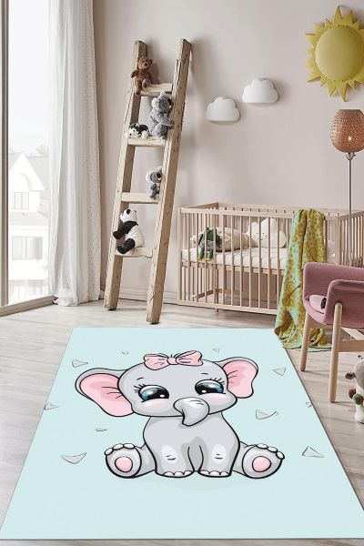 Birkilim Yıkanabilir Dekoratif Halı İpeksi Kaymaz Taban | MLN-IP-HP-722