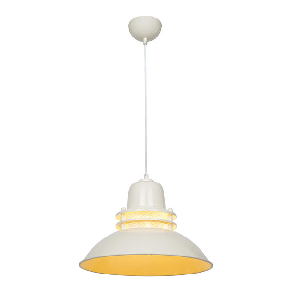 Tibet Single Pendelleuchte - Creme