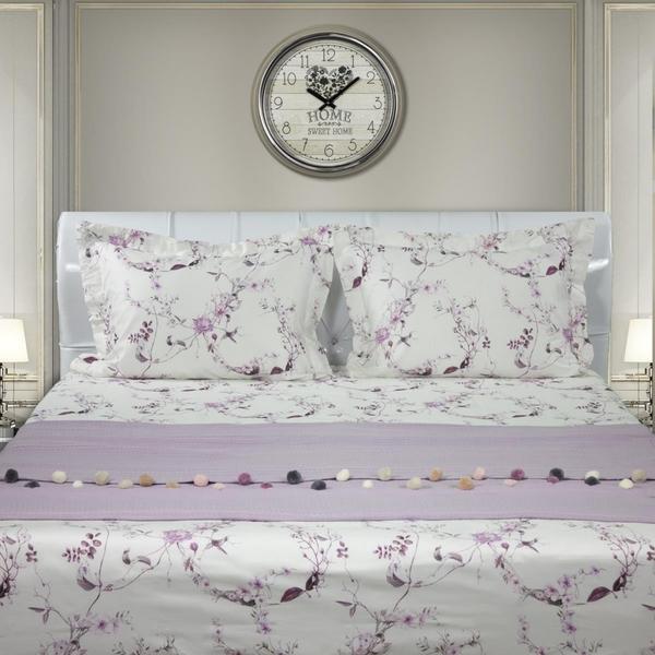 Gökyüzü Premeium Ponponlu Pike Takımı | Çift Kişilik | Carol