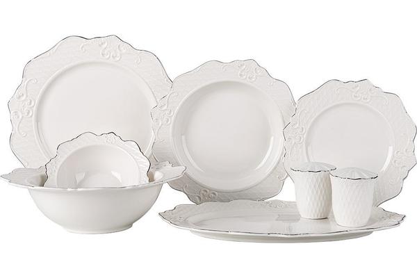 Almina | Yemek Takımı | Fine Porselen | 28 Parça | 6 Kişilik | Al-2072-2