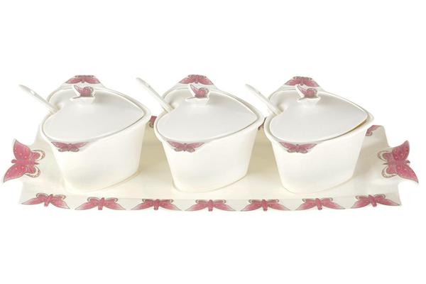 Duygu Kalpli Baharat Servis Kavanoz Seti 10 Parça | DG-5027