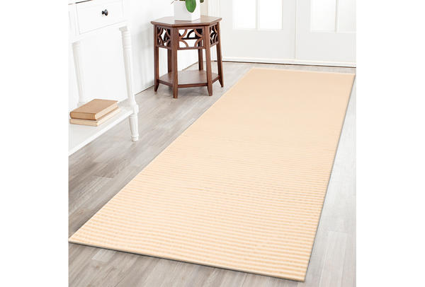 Aquamat Dekoratif Banyo Paspası | Polyester | Sarı | 65cm | Aquamat-0008