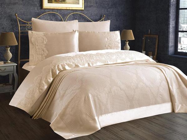 Lorena Double Pique Set Cappucino