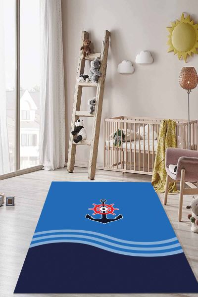 Birkilim Yıkanabilir İpeksi Kaymaz Taban Çocuk Odası Halısı | MLN-IP-HT-1151