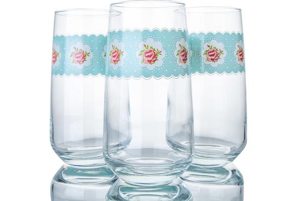 Lav 3'lü Mona Su Bardağı | 480cc | Mavi | Lal376-sb2637ad