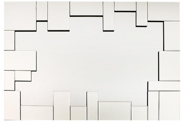 Lüks Dikdörtgen Dekoratif Ayna Yüksek Kaliteli Dört Köşe 60x80cm