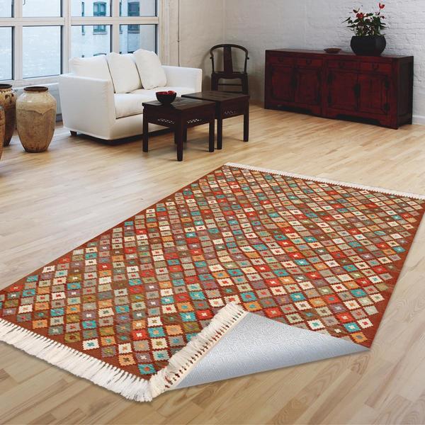 Milano Yıkanabilir Dekoratif Halı Kaymaz Taban | 8mm | MLN-DOT-HT646