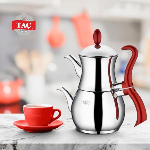 Taç İlkdem Çaydanlık | Kırmızı | Tac-1695-rot