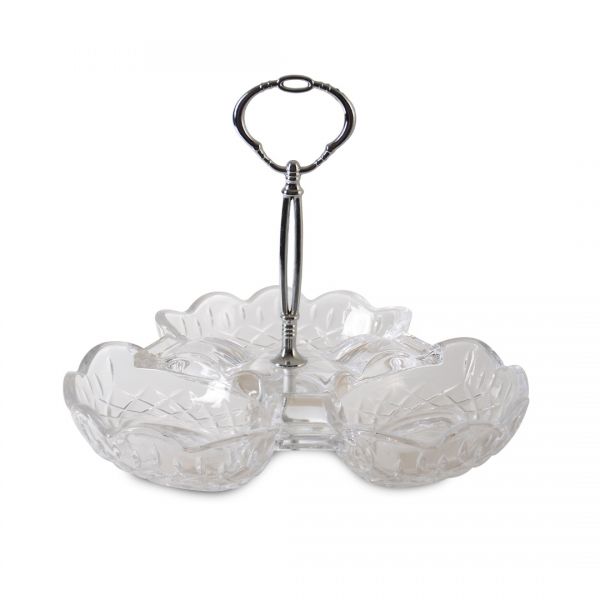 İpek Züccaciye | Kafes 3 Bölmeli Çerezlik