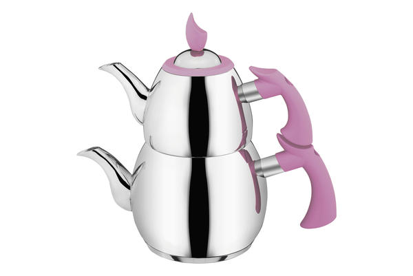 Bayev | Aksu Yeni Dem Büyük Boy Fuşya Çaydanlık