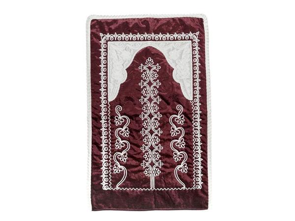 Kadife Style Laseli Lüx Seccade Bordo