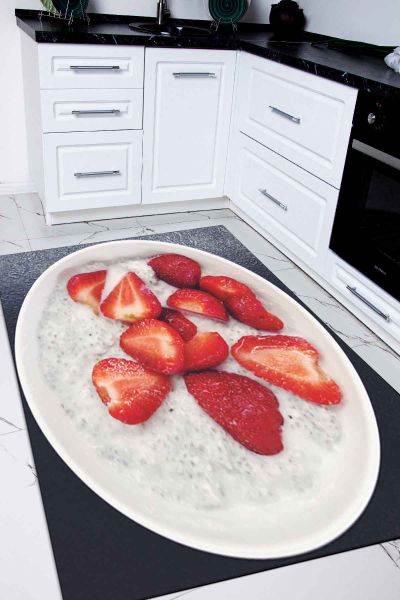 Birkilim Yıkanabilir İpeksi Kaymaz Taban Mutfak Halısı | MLN-IP-SD-212