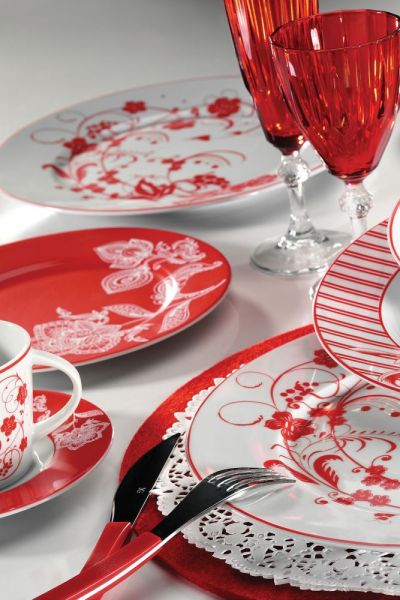 Kütahya Porselen 8673 Desen 24 Parça Yemek Seti