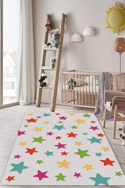 Birkilim Yıkanabilir Dekoratif Halı İpeksi Kaymaz Taban | MLN-IP-HP-797