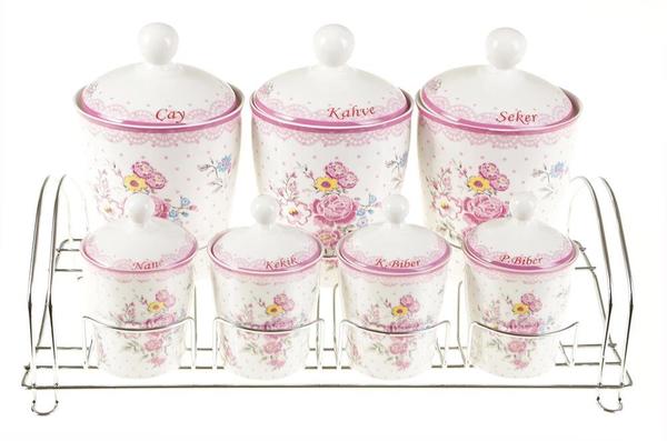 Güven Home Baharat Kavanoz Seti 15 Parça Fiona