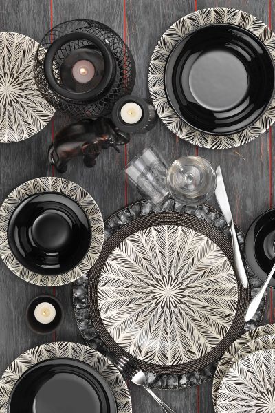 Kütahya Porselen Nanoceram 24 Parça Yemek Seti 89073