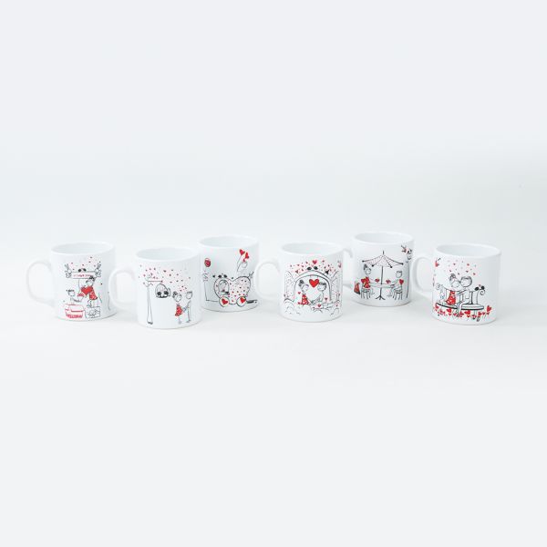 Peri Masalı Kupa 10 Cm 6 Adet | Keramika