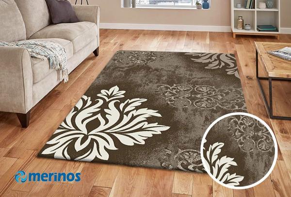 Merinos Brilliance Halı Klasik Desenli | Kahverengi | 657-80-Brown