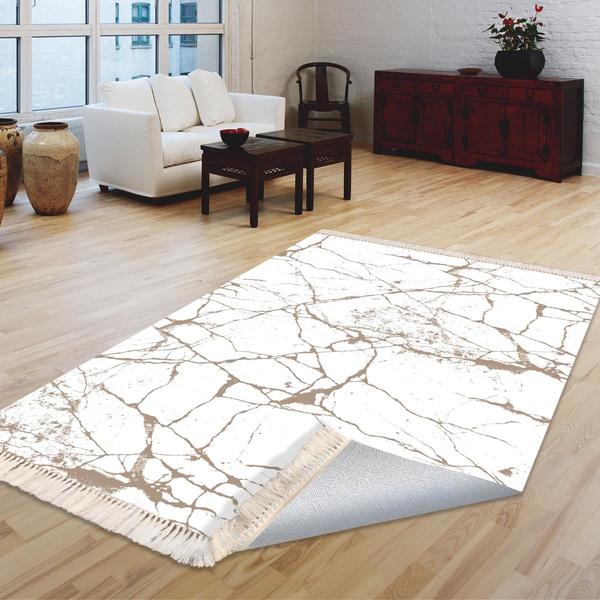 Milano Yıkanabilir Dekoratif Halı Kaymaz Taban | 8mm | MLN-DOT-HT422