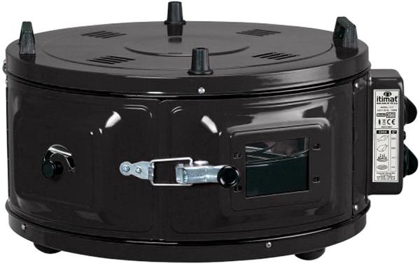 İtimat Standart Boy Termostatlı Yuvarlak Fırın | Siyah