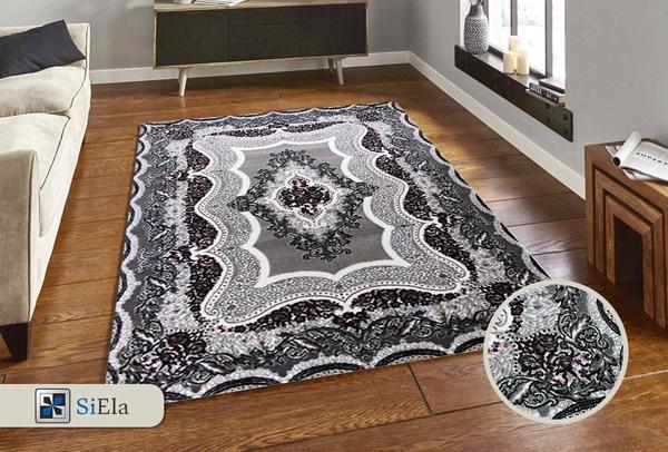 Siela Lurex Collection Tüy Dökmez Halı | Gri | S-9585-Grey