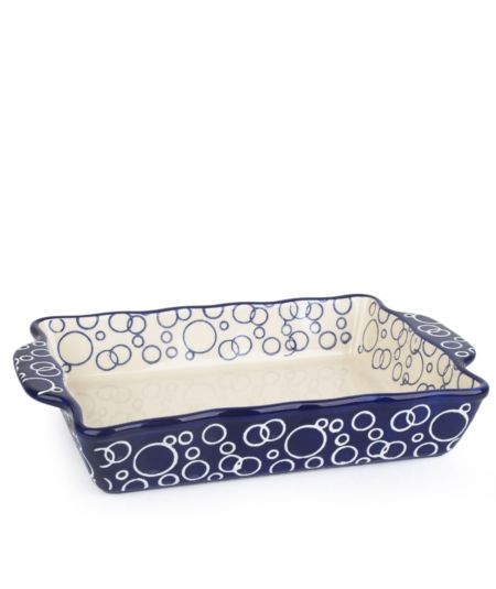 Acar | Rechteckiger Ofentopf mit Keramikmuster 35,5 x 23,5 x 7 cm