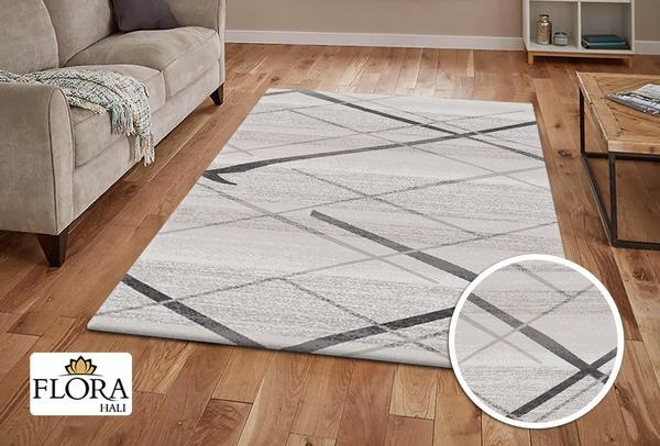 Flora Gabeh Collection Halı | Kemik/Vizon | F-1100A-Bone-L.Mink