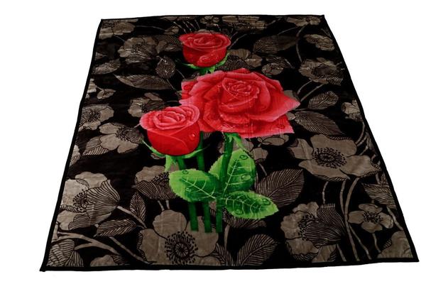 Almina Yün Battaniye Gül 1 Kişilik 160 x 220 cm