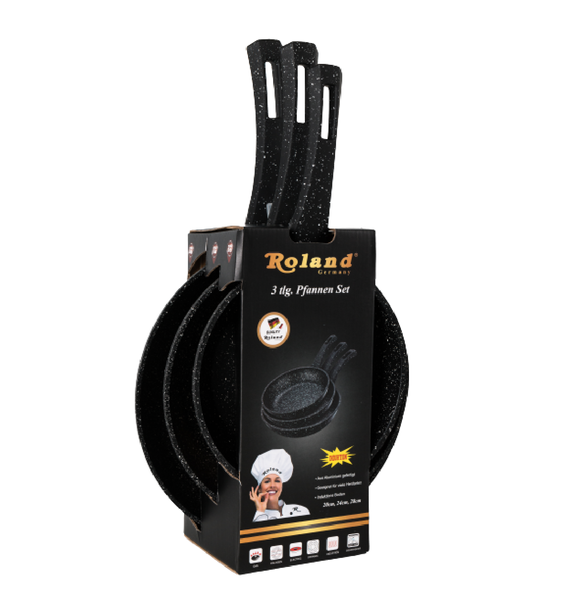 Roland Tava Seti | 3 Adet | Roland-34426-black
