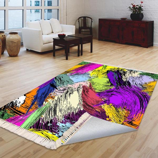 Milano Yıkanabilir Dekoratif Halı Kaymaz Taban | 8mm | MLN-HS328-1