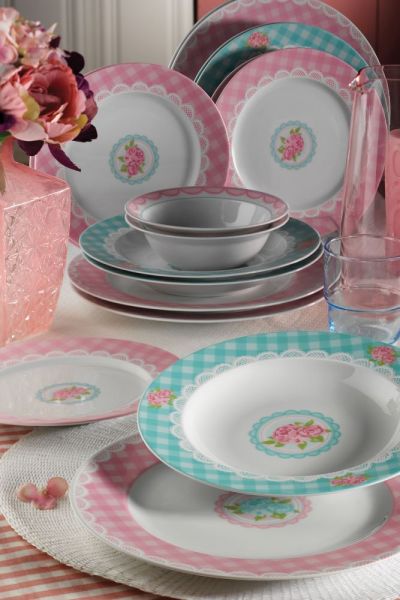 Kütahya Porselen 24 Parça 9378 Desen Yemek Seti